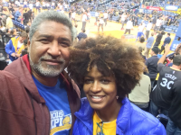 Date night at a Warriors game!
