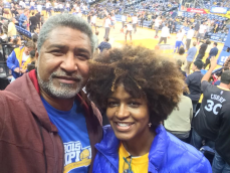 Date night at a Warriors game!